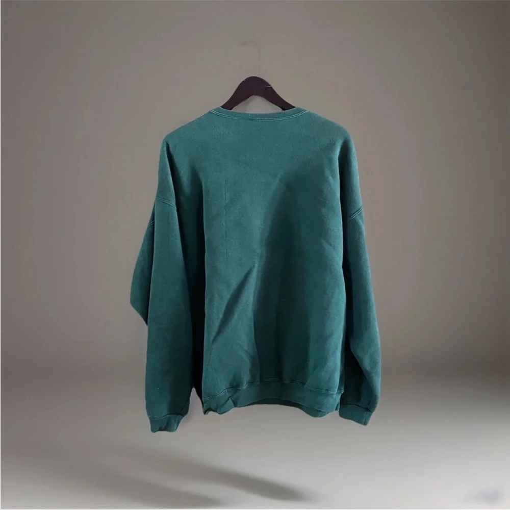 Parlor RU YON Sweatshirt XL Green Runyon Canyon LA Hiker Club Crewneck